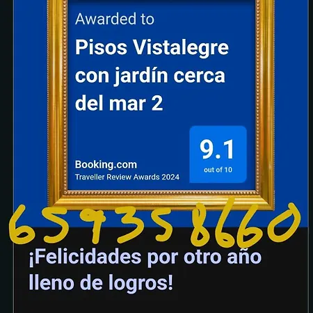 Apartment Pisos Vistalegre 2a Con Jardin Tranquilos Cerca Del Mar *